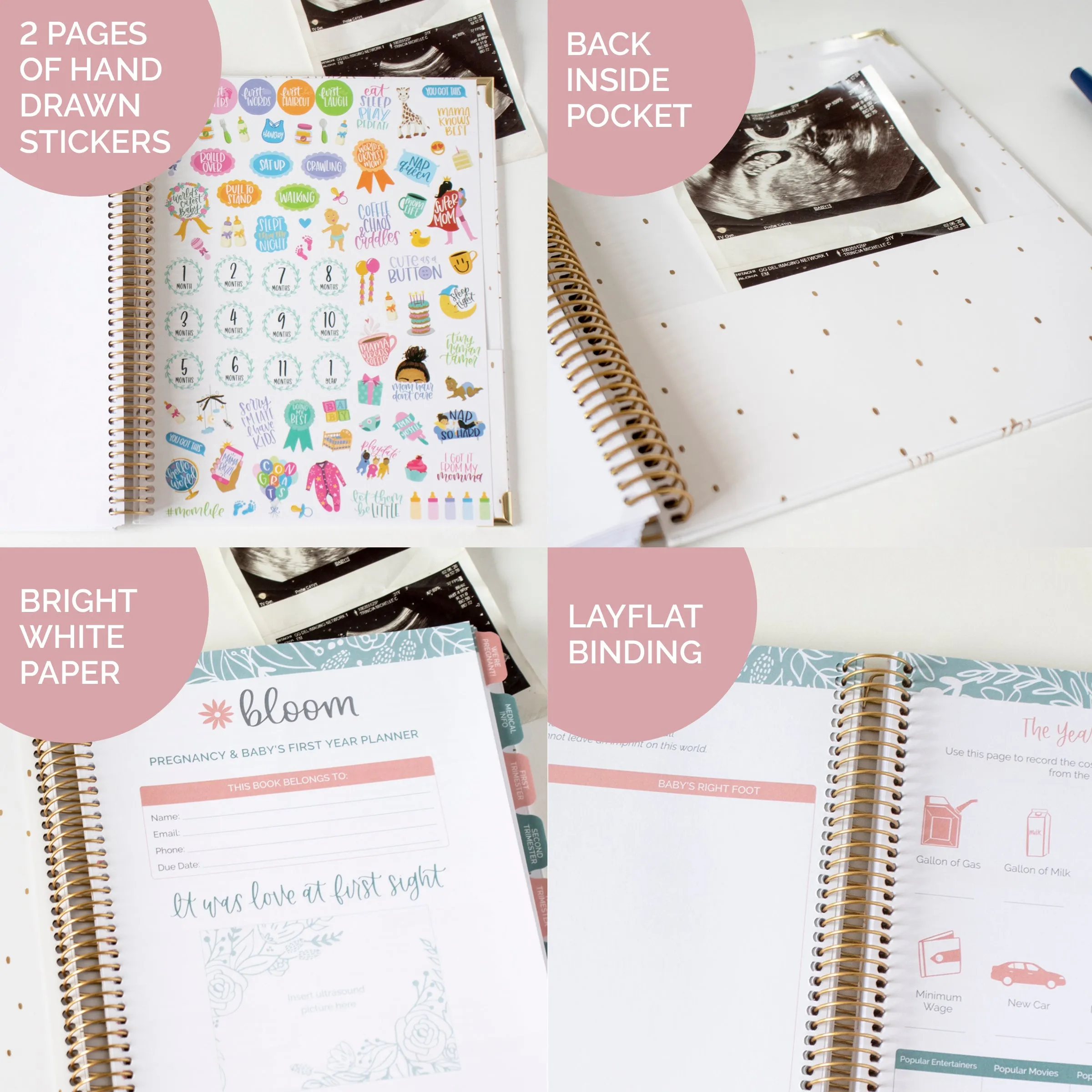 Pregnancy & Baby's First Year Planner & Calendar, The Story of You