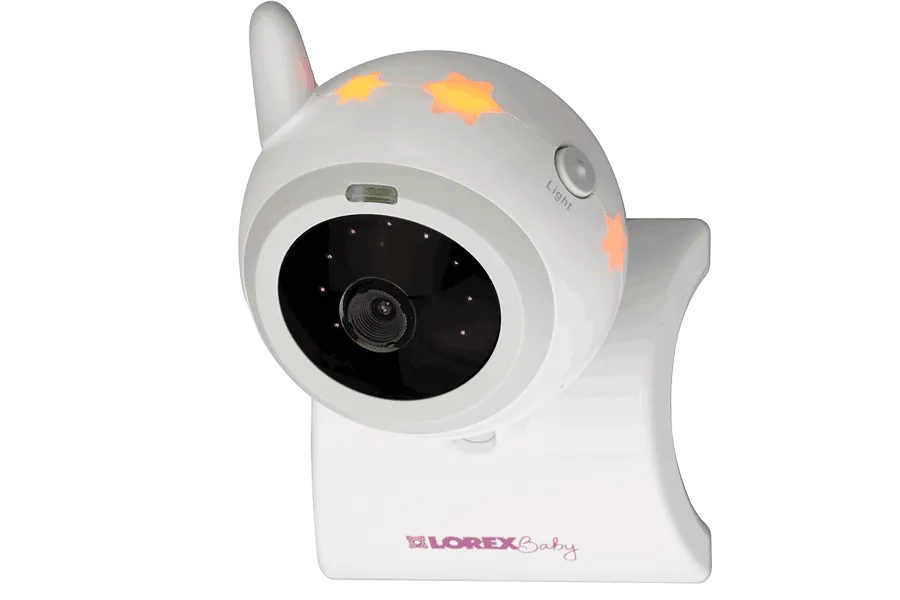 Video baby monitor with large 7 inch display